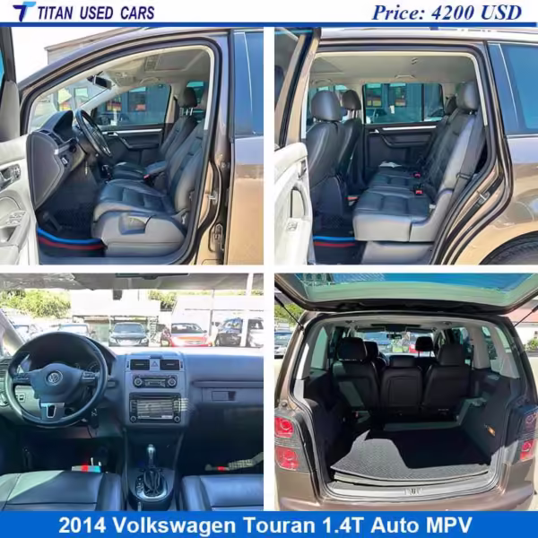 INTERIOR OF THE Used Auto Touran Volkswagen 2014