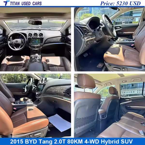 Used 2015 BYD Tang for Sale Interior