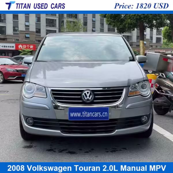 Used Volkswagen Touran 2008 with silver color