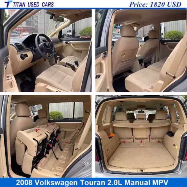interior of the Used Volkswagen Touran 2008
