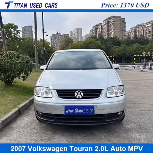 Used Volkswagen Touran 2007 with silver color