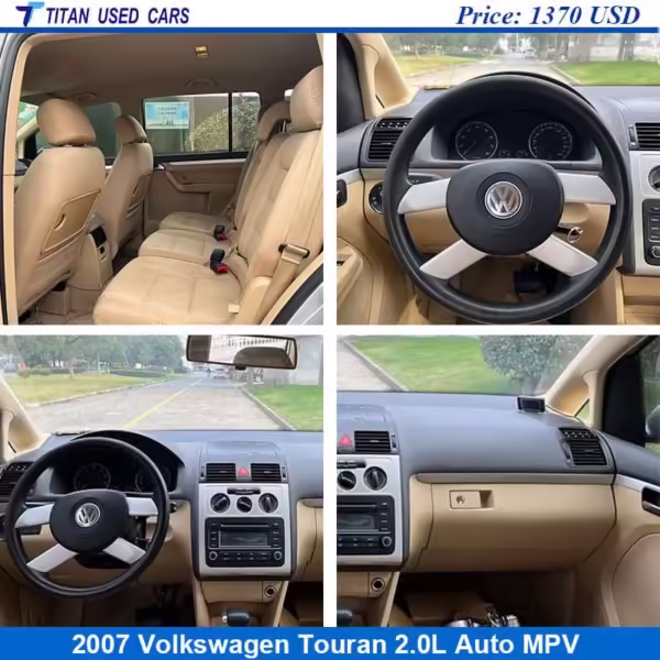 interior of the Used Volkswagen Touran 2007