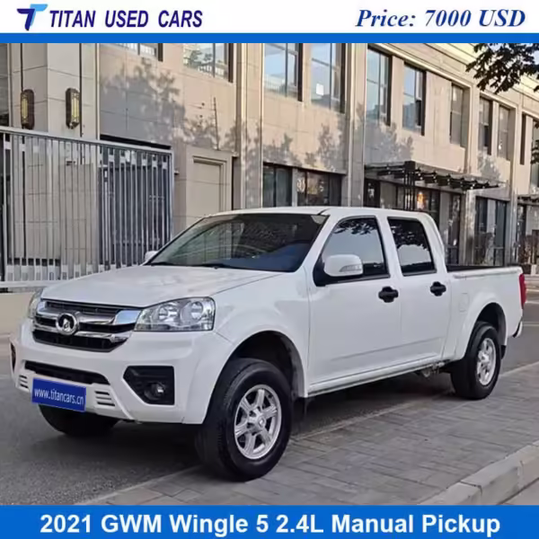 white Used GWM Wingle 5 2021 Pickup