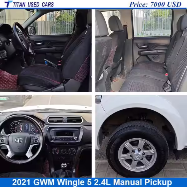 interior of the Used GWM Wingle 5 2021 Pickup