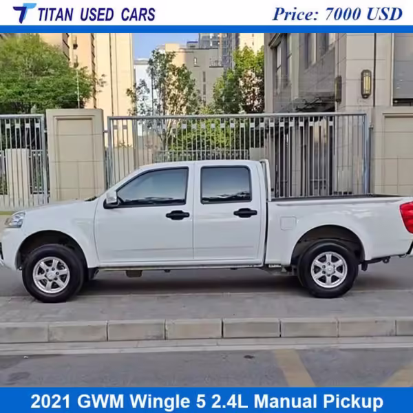 white Used GWM Wingle 5 2021 Pickup