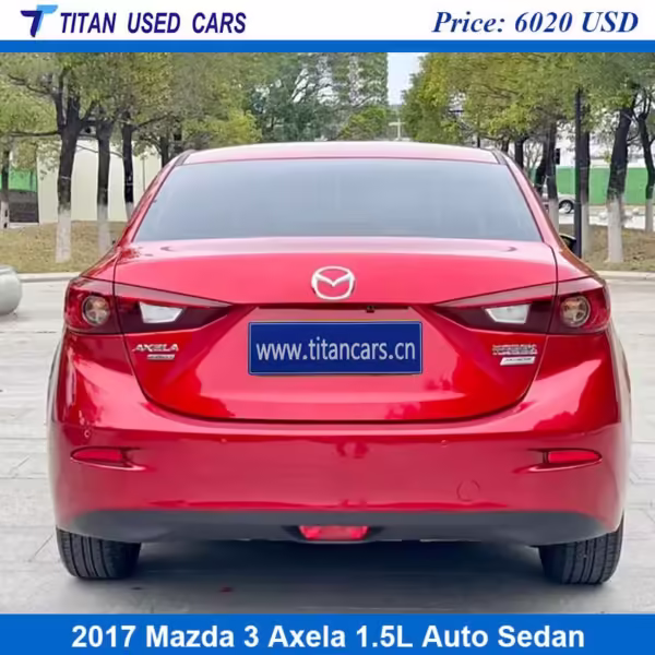 Red Used Mazda Axela 2017 Sedan for Sale Near Me