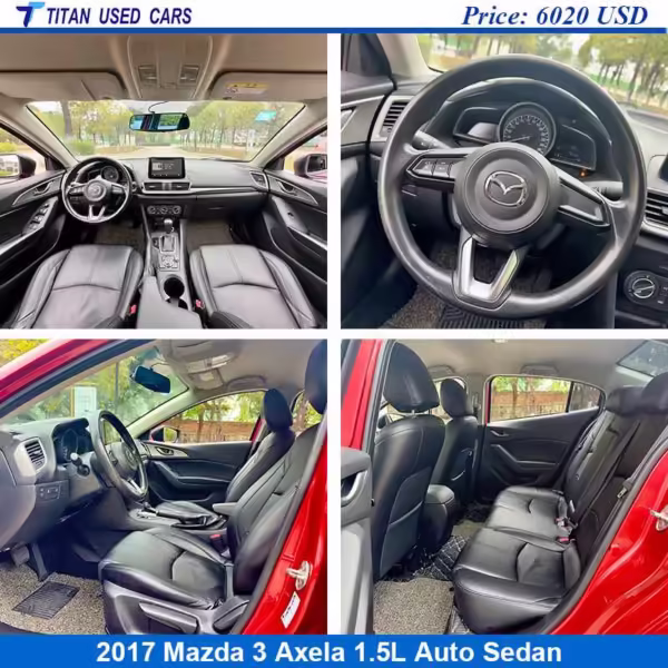 Used Mazda Axela 2017 Sedan Interior