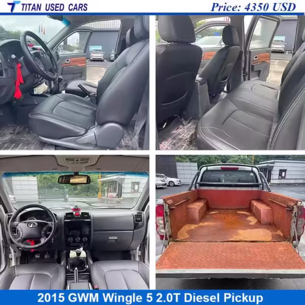 interior of the Used GWM Wingle 5 Pickup 2015