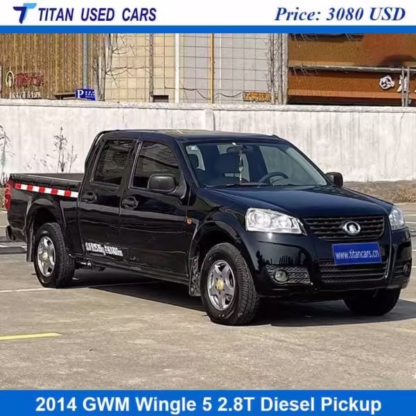 black Used 2014 Great Wall Motors Wingle 5 2.8T fro china