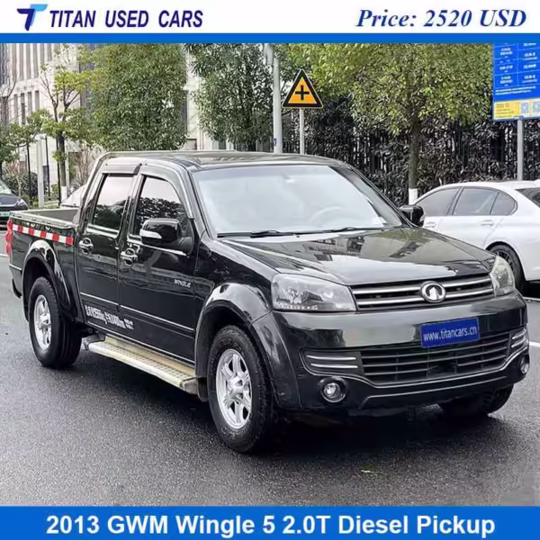 black Used GWM Wingle 5 2013 Double Cab 2.0T for sale