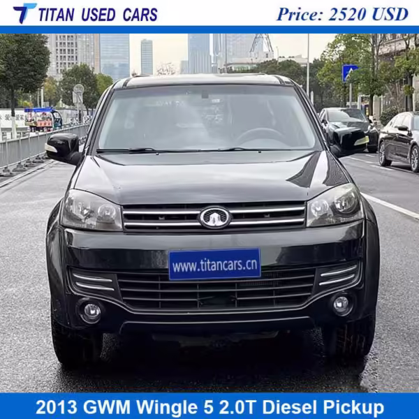 black Used GWM Wingle 5 2013 Double Cab 2.0T