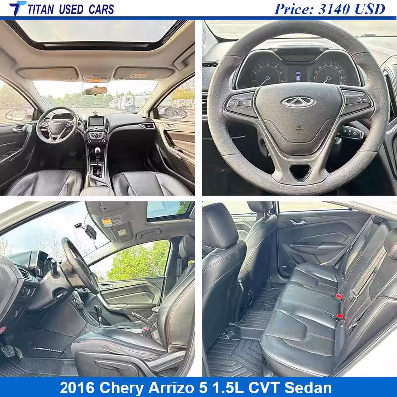 1724829973-2016 Used Chery Arrizo 5 for Sale Near Me (6) 2016 Used Chery Arrizo 5 Interior