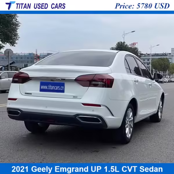 White Used Geely Emgrand 2021 for Sale