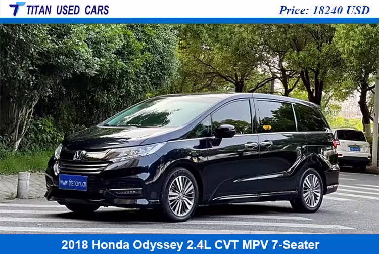 black Used 2018 Honda Odyssey