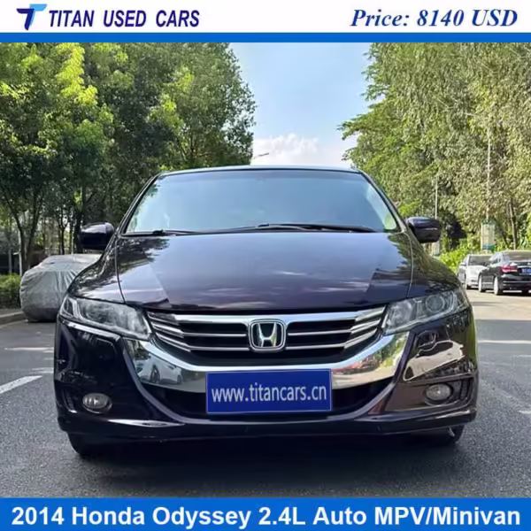purple 2014 Honda Odyssey Minivan Used Car from china