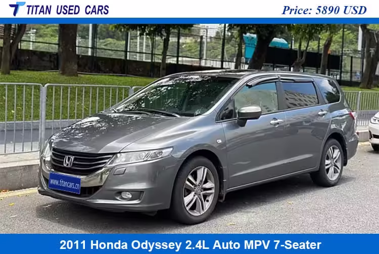 silver Used 2011 Honda Odyssey 7 Seater