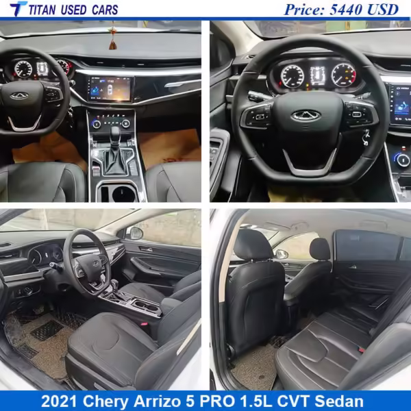 Used Chery Arrizo 5 2021 for Sale Interior Near Me