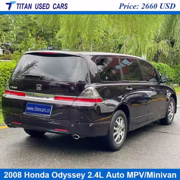 purple Used 2008 Honda Odyssey Minivan MPV for sale