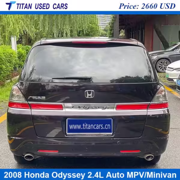 black Used 2008 Honda Odyssey Minivan MPV