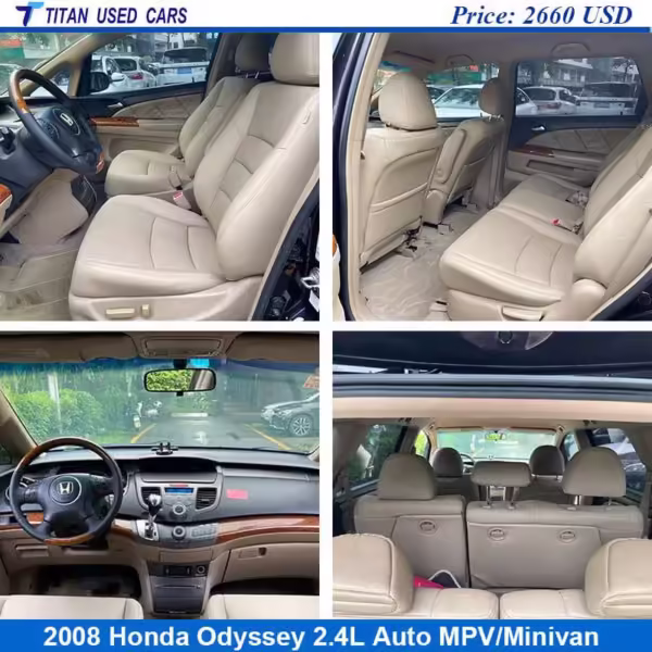 interior of the Used 2008 Honda Odyssey Minivan MPV