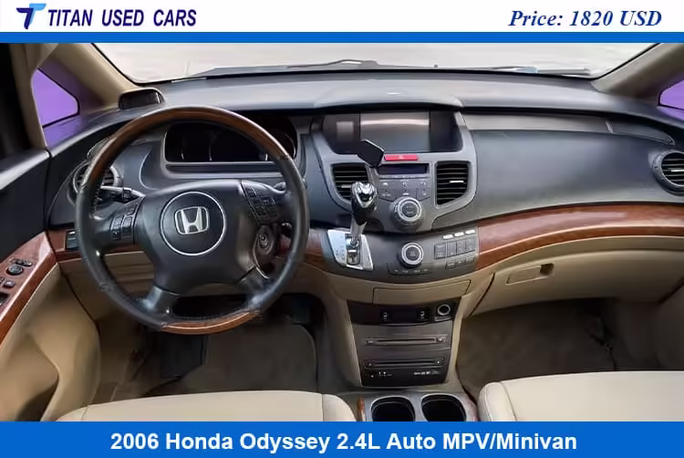 interior of the Used 2006 Honda Odyssey Minivan MPV