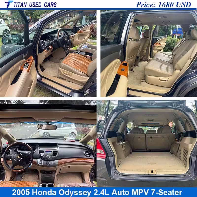 1724928440-Used 2005 Honda Odyssey 7 Seater for Sale in Zimbabwe (7) interior of the Used 2005 Honda Odyssey 7 Seater