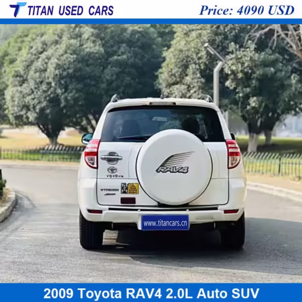 White used 2009 Toyota RAV4 for sale price