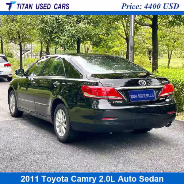 black 2011 Toyota Camry Sedan
