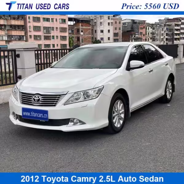 white Used 2012 Toyota Camry 2.5L