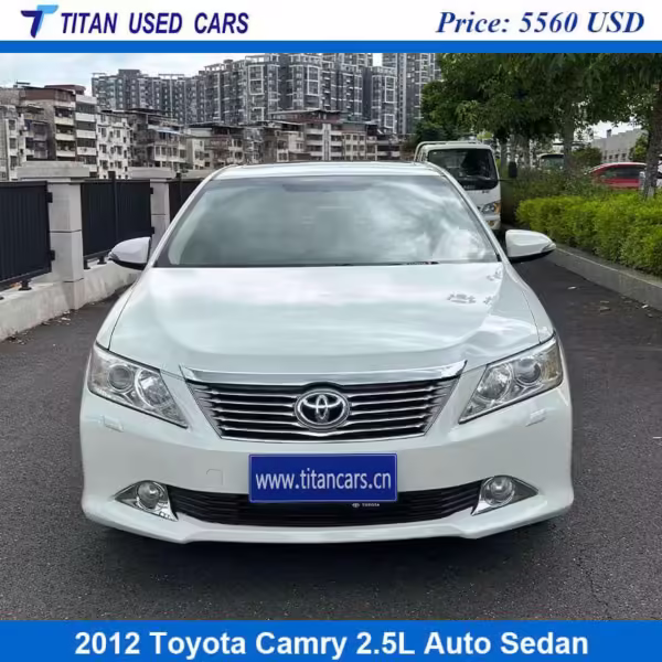white Used 2012 Toyota Camry 2.5L