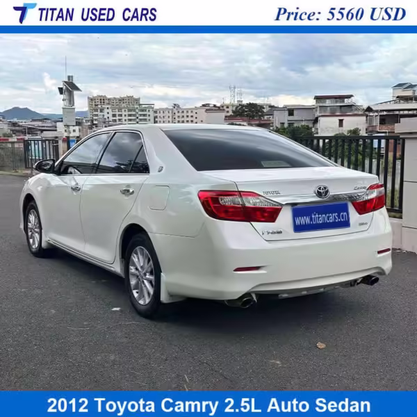white Used 2012 Toyota Camry 2.5L