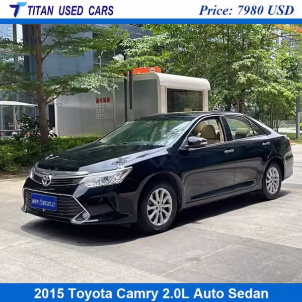 black used 2015 Toyota Camry