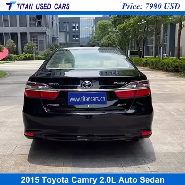 black used 2015 Toyota Camry