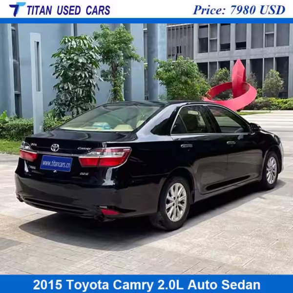 black used 2015 Toyota Camry