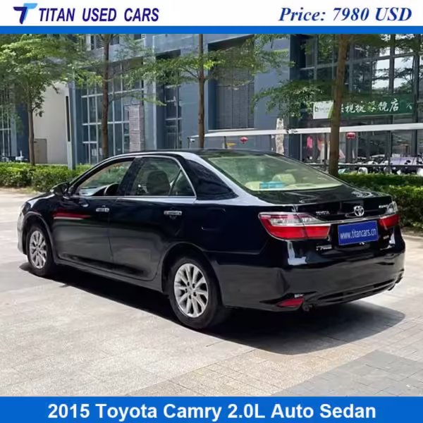 black used 2015 Toyota Camry