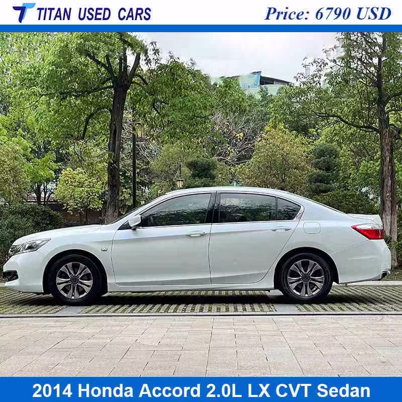 1728526046-Used 2014 Honda Accord LX Sedan for Sale in Uganda (8) White Used 2014 Honda Accord LX Sedan for Sale