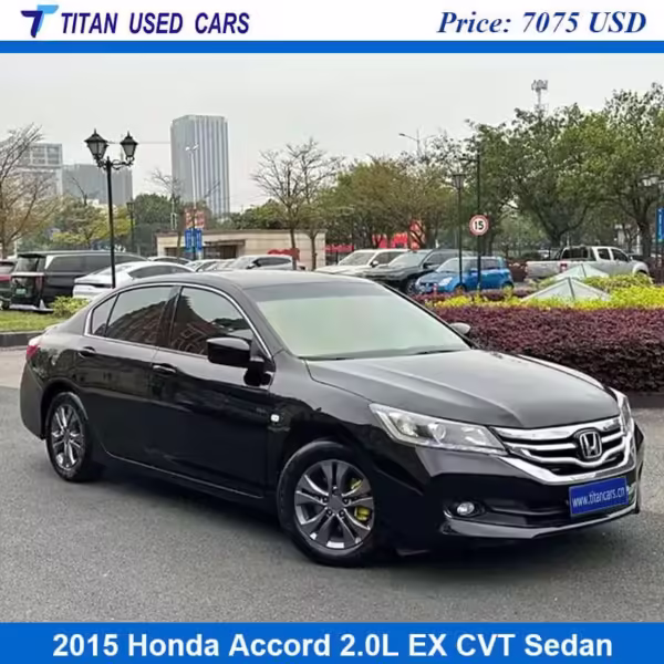 Black Used 2015 Honda Accord EX for Sale from China