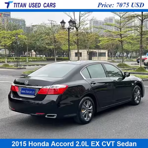 Black Used 2015 Honda Accord EX for Sale Price Near Me