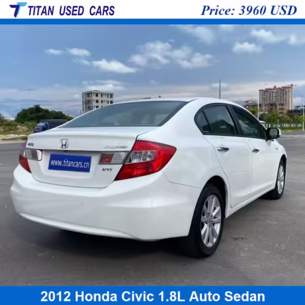 White Used 2012 Honda Civic for Sale