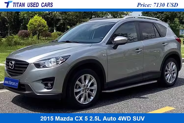 used 2015 Mazda CX 5 SUV has a very textured appearance