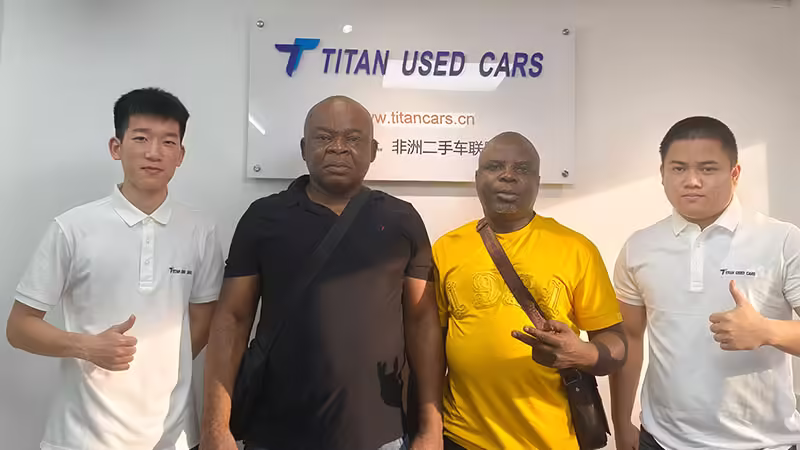Senegal Customer Visit Titan Cars to Buy Used 2010 Toyota RAV4