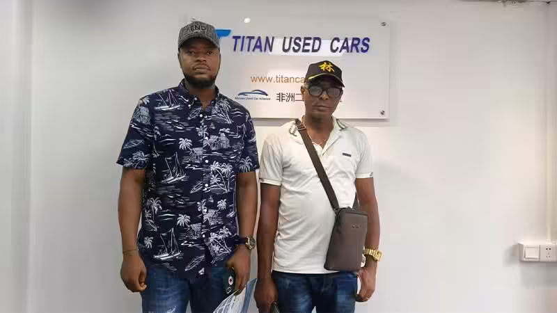 Rwandan customers Visits Titan Cars to Buy Used BYD Qin