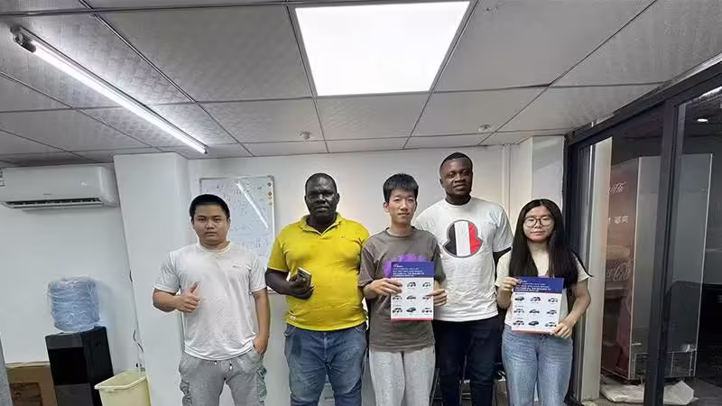Nigerian Customers Visit Titan Cars to Buy Used Chery Arrizo 5 2023